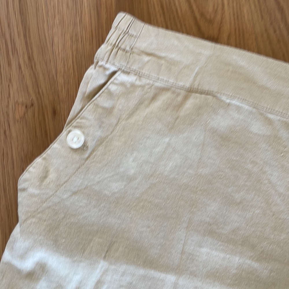 NWOT Croft & Barrow Linen Blend Crop Pant. XXL - Picture 3 of 6